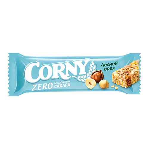 Батончик злаковый Corny Zero лесной орех без сахара 20г арт. 1072947