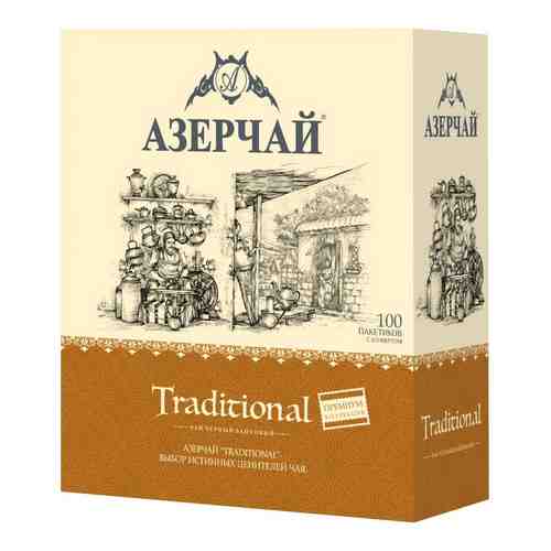 Чай черный Азерчай Traditional 100*1.8г арт. 1040875