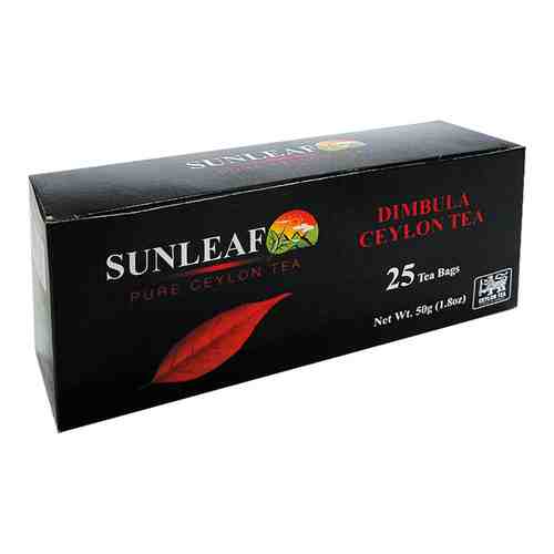 Чай черный Sunleaf Black Dimbula Ceylo 25*2г арт. 1087456