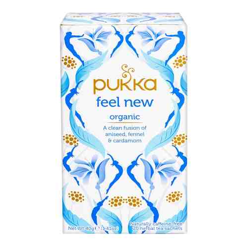 Чай травяной Pukka Feel New для очищения организма 20*2г арт. 1081261