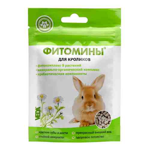 Фитомины для кроликов Veda 50г арт. 1078581