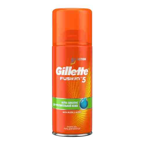 Гель для бритья Fusion 5 для чувствительной кожи Gillette 75мл арт. 514357