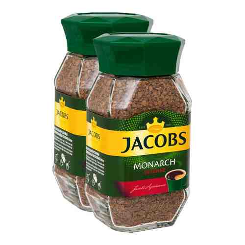 Кофе растворимый Jacobs Monarch Intense 95г (упаковка 2 шт.) арт. 312031pack