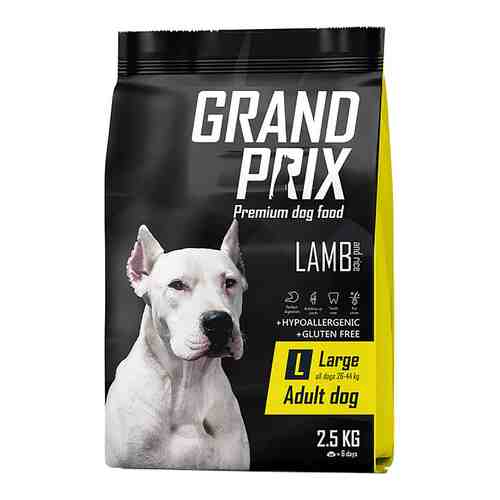 Корм для собак Grand Prix Large Adult Ягненок 2.5кг арт. 1027076