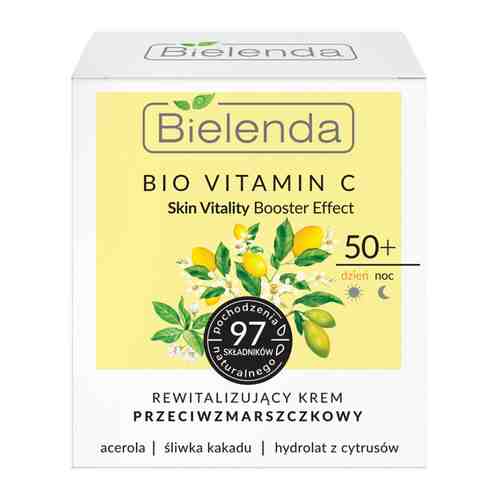 Крем для лица Bielenda Bio Vitamin C увлажняющий против морщин 50+ 50мл арт. 1175159