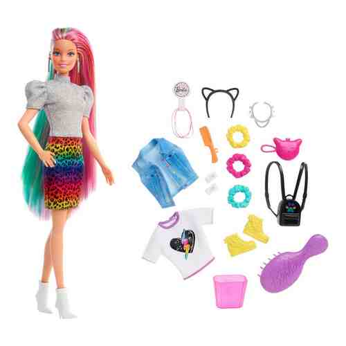 Кукла Barbie с разноцветными волосами арт. 1180239