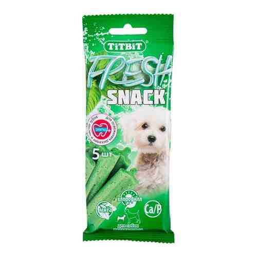 Лакомство для собак TiTBiT Fresh Snack для чистки зубов 55г (упаковка 3 шт.) арт. 423337pack