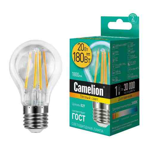Лампа светодиодная Camelion E27 20Вт арт. 1070684