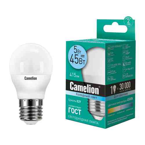 Лампа светодиодная Camelion E27 5Вт арт. 1070572