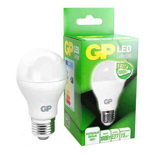 Лампа светодиодная GP LED E27 14Вт арт. 854991