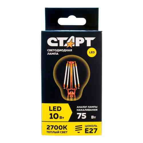Лампа светодиодная Старт LED F GLS E27 10W арт. 1115935