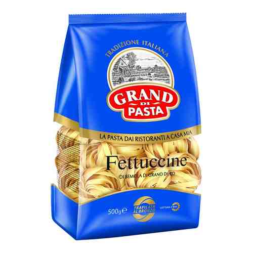 Макароны Grand Di Pasta Fettuccine Гнезда 500г арт. 306745