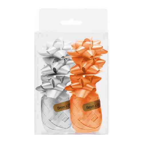 Набор для оформления подарков Magic Pack декоративный бант 6шт + декоративная лента 2шт 2.5*21*8см арт. 1189189