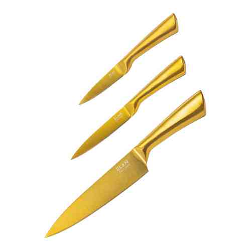 Набор ножей Elan Gallery золотой 3шт арт. 1199955