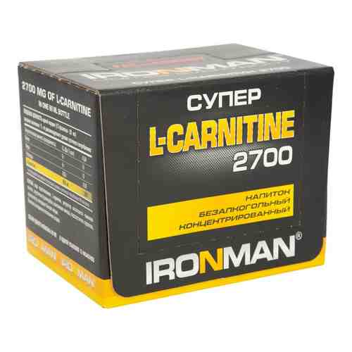 Напиток IronMan Super L-carnitine 2700 Гранат 12шт*60мл арт. 980069