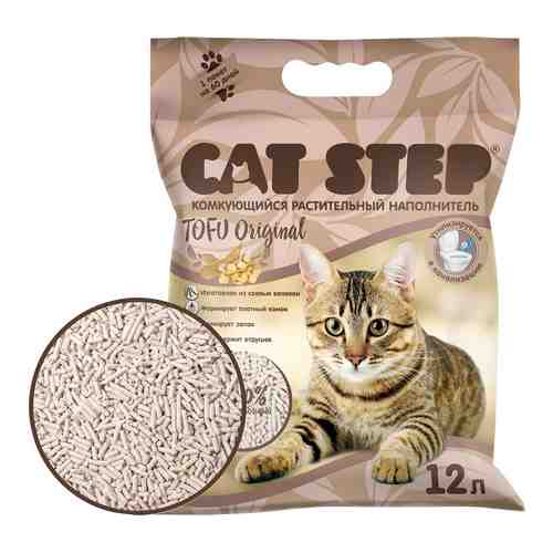 Наполнитель комкующийся растительный Cat Step Tofu Original 12л арт. 1009307