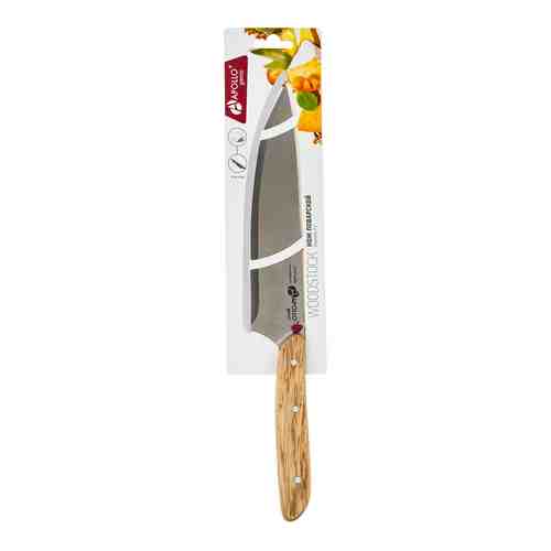 Нож поварской Apollo Genio Woodstock 19см арт. 313007