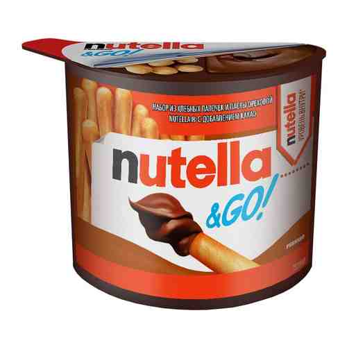Паста Nutella & Go ореховая с хлебными палочками 52г арт. 323335