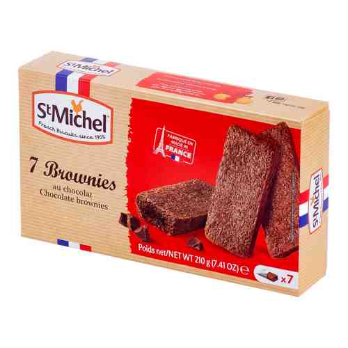Пирожное St Michel Брауни с молочным шоколадом 210г арт. 1043007