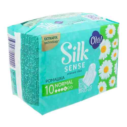 Прокладки Ola! Silk Sense Classic deo Normal с ромашкой 10шт арт. 965222