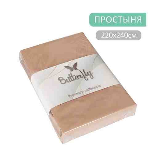 Простыня Butterfly Premium collection Сливочная 220*240см арт. 1175494