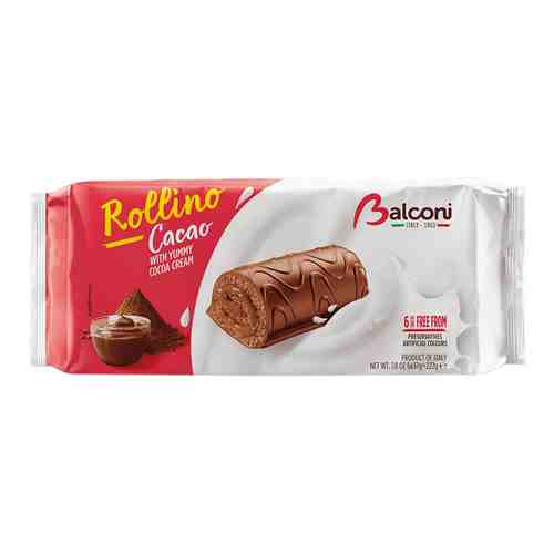 Рулет Balconi Бисквитное Cacao 222г арт. 1075764