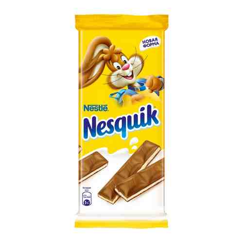 Шоколад Nesquik Молочный с молочной начинкой и кальцием 90г арт. 1063131