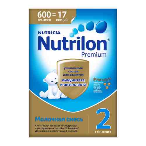 Смесь Nutrilon 2 Premium молочная 600г арт. 468751