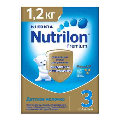 Смесь Nutrilon Premium 3 Junior С 12 месяцев 1.2кг арт. 695574