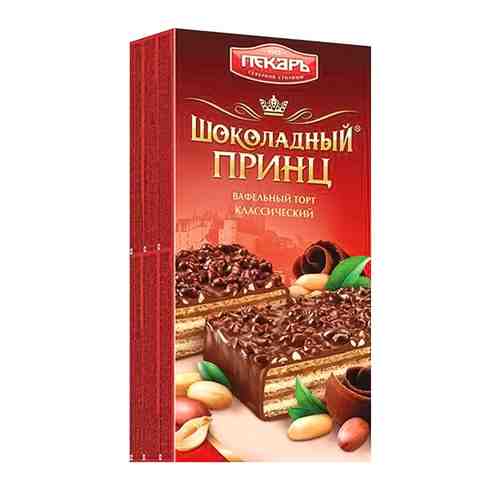 Вафельный торт Пекарь Шоколадный Принц Классический 260г арт. 325896