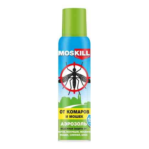 Аэрозоль от насекомых Москилл от комаров мошек и других насекомых 150мл арт. 1211590