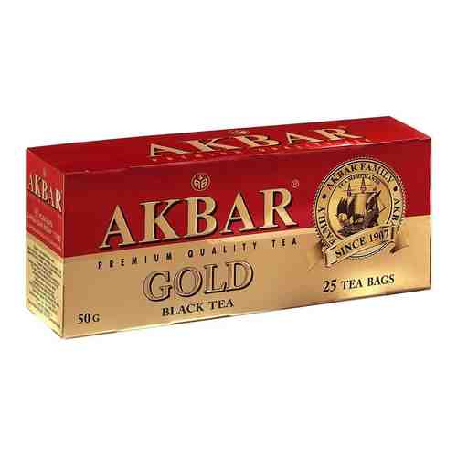Чай черный Akbar Gold 25*2г арт. 308102