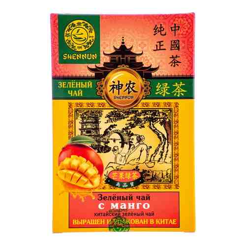 Чай зеленый Shennun с манго 100г арт. 875295
