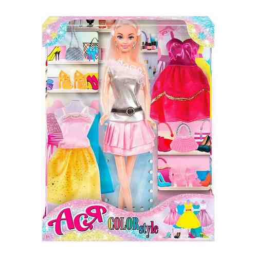 Игровой набор с куклой Toyslab Ася Яркий в моде 2 арт. 1042052
