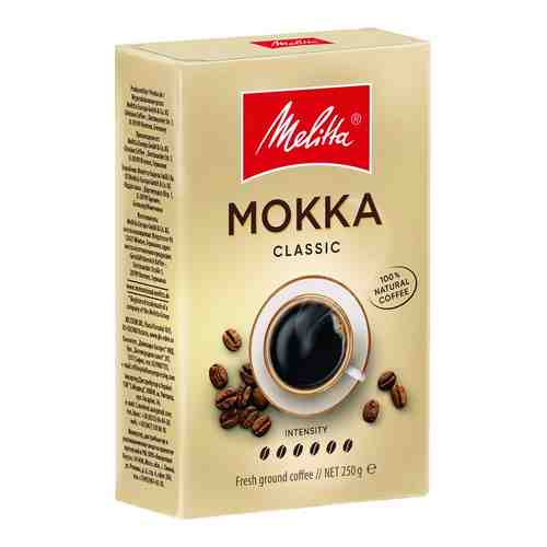 Кофе молотый Melitta Мокка классик 250г арт. 1176292
