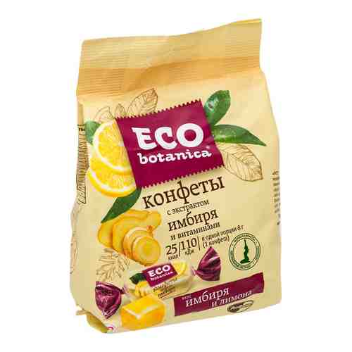 Конфеты Eco Botanica со вкусом Имбиря и Лимона 200г арт. 452347