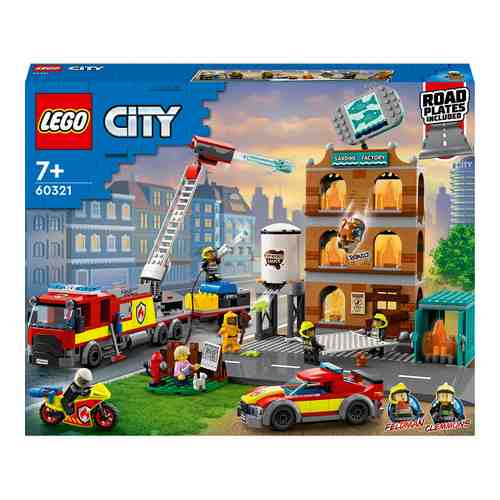 Конструктор LEGO City 60321 Пожарная команда арт. 1183634