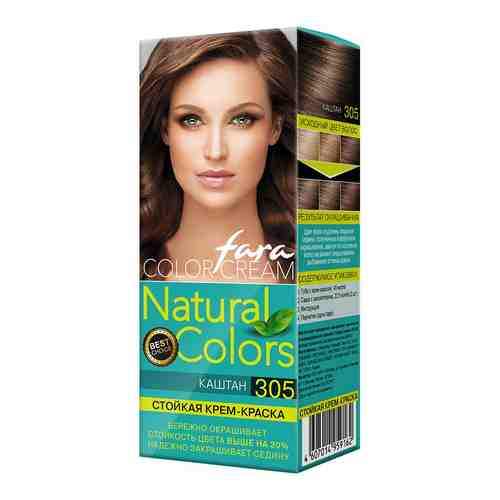 Крем-краска для волос Fara Natural Colors 305 Каштан арт. 1099602