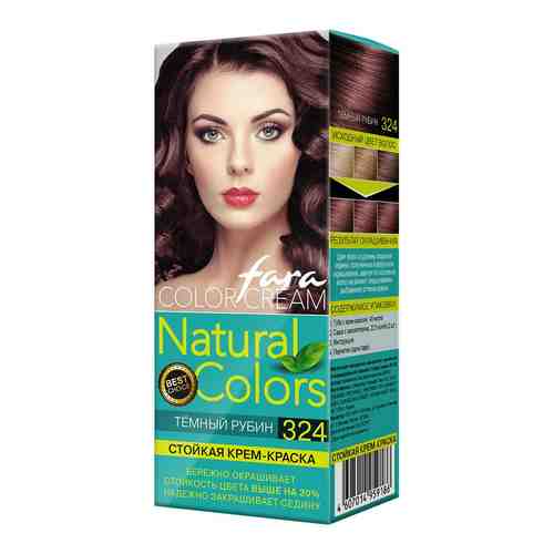 Крем-краска для волос Fara Natural Colors 324 Темный рубин арт. 1099635