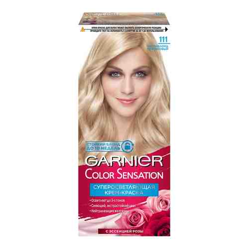 Крем-краска для волос Garnier Color Sensation 111 Платиновый блонд 110мл арт. 832206