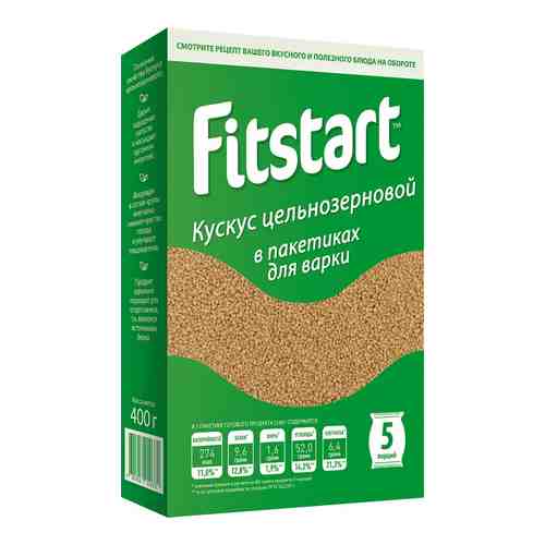 Кускус Fitstart цельнозерновой 5пак*80г арт. 1052645