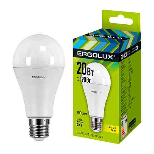 Лампа светодиодная Ergolux LED E27 20Вт арт. 1078728