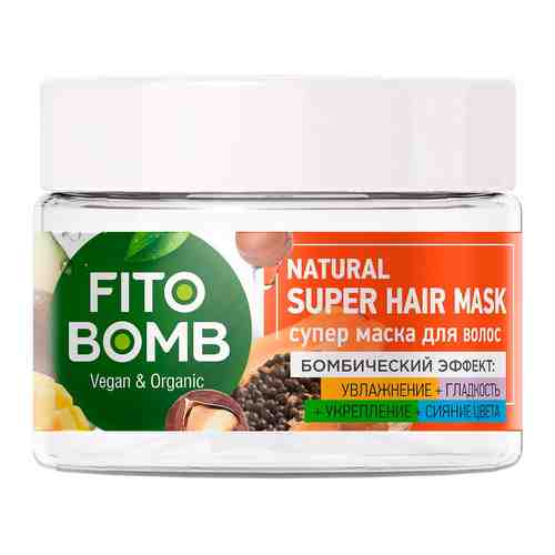 Маска для волос Fito Bomb Увлажнение Гладкость Укрепление Сияние цвета 250мл арт. 1179994