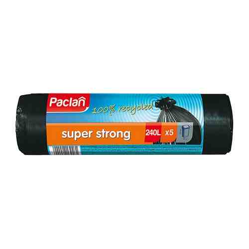 Мешки для мусора Paclan Super Strong 240л 5шт арт. 345054