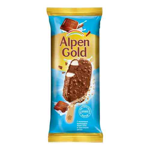 Мороженое Alpen Gold сливочное с хрустящим рисом и солеными шариками 8% 58г арт. 954558