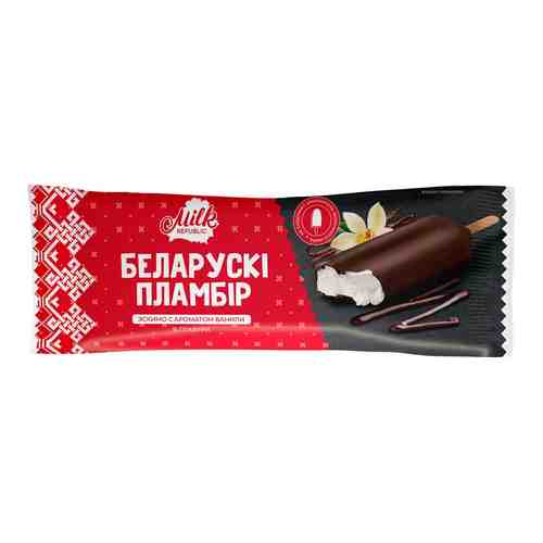 Мороженое Белорусский Пломбир Эскимо ванильный 80г арт. 693339