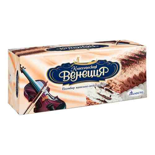 Мороженое Талосто Классическая Венеция Пломбир Ванильно-шоколадный арт. 322631