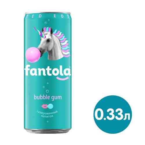 Напиток Черноголовка Fantola Bubble Gum 330мл арт. 956862