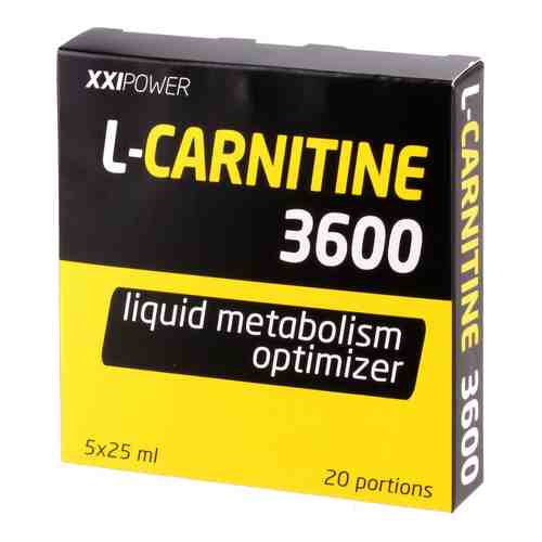 Напиток XXI Power L-Carnitine 3600 5шт*25мл арт. 521799