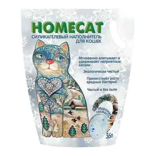 Наполнитель для кошачьего туалета Homecat Мороз 3.8л арт. 1012991